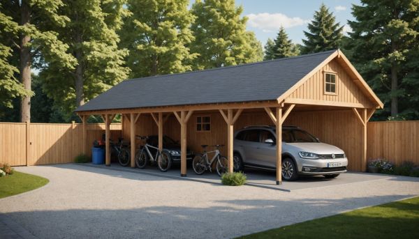 Maximiser l'utilité de votre carport de bois